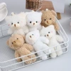 Venta directa de fábrica perlas de peluche oso peluche juguete llavero colgante oso de peluche juguete de peluche de una pieza oso boneco Application Scenario